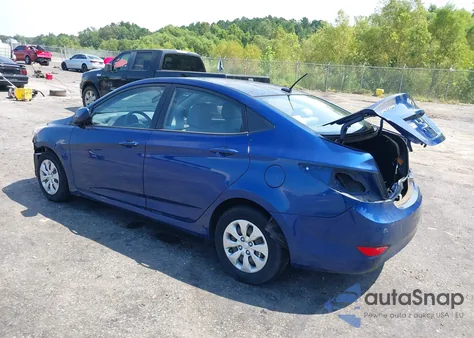 2016 Hyundai Accent Se z USA, uszkodzony, nr VIN KMHCT4AEXGU062588